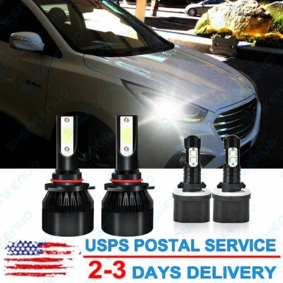 Combo faros antiniebla LED para Hyundai Tucson 2014-2015 bombillas 6500K blanco Foto 1 de 4