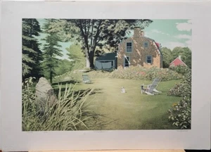 MEL HUNTER- Limited Edition Lithograph "The Doll House"- SIGNED/NUMBERED - Picture 1 of 9