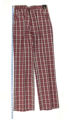 VINTAGE  HAGAR  PLAID COTTON BLEND GOLF  PANTS NOS NWT UNWORN  SIZE 32 - Image 1 of 4