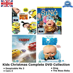 Kids Christmas Collection Vol. 1 Despicable Me/Sing/Cars/Boss.. Sealed UK R2 DVD - Picture 1 of 13