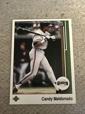 1989 Upper Deck #502 CANDY MALDONADO San Francisco Giants