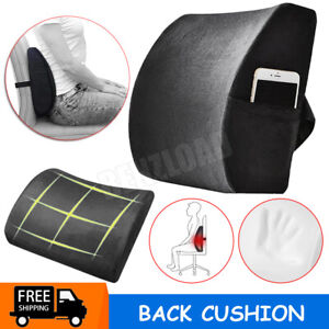 Memory Foam Seat Lumbar Back Support Cushion Office Home Car Chair Waist Cushion