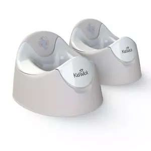 Potty Training Seat with Splash Guard and High Back Support for Boys Girls 2pcs - Picture 1 of 8