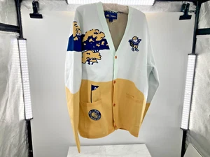 adidas x Malbon Cardigan Button Up Long Sleeve IN9172 Buckets Patch 2 Snags Sz L - Picture 1 of 23