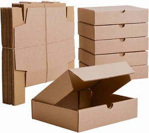 Scatole Di Cartone Piatte 21 X 15 X 5 Cm per Spedizioni, E-Commerce, Regali – 10 - Foto 1 di 12