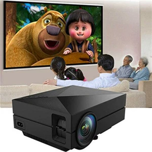 Mini proyector LCD 1000 lúmenes VGA portátil video cine en casa cine - Imagen 1 de 11