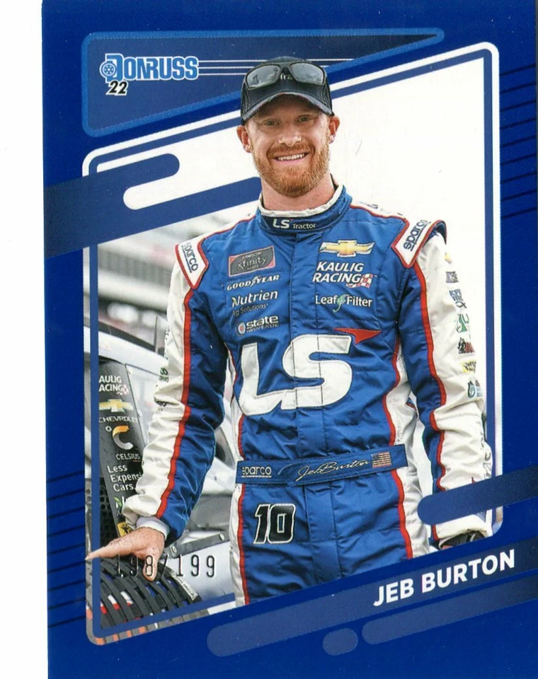 2022 Panini Donruss Racing #118 Jeb Burton /199 - Image 1 of 1