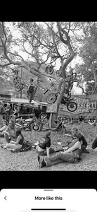 Arte da parete stile Rat Fink Big Daddy Ed Roth incorniciata Harley Davidson "Hang Out" - Foto 1 di 1