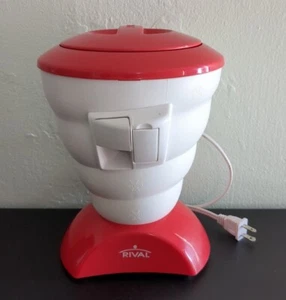 Rival Frozen Delights Produttore di cono da neve elettrico rasato rosso ghiaccio bianco IS150 - Foto 1 di 5