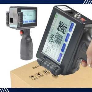 Handheld Inkjet Printer Datum Wörter QR Barcode Machine DIY Tintenstrahldrucker - Bild 1 von 16