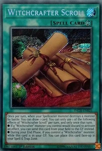 INCH-DE025 WITCHCRAFTER SCROLL SECRET RARE 1.AUFLAGE YuGiOh KARTE - Bild 1 von 1