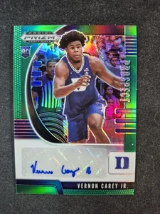 2020-21 Panini Prizm Draft Picks Prospect Green Vernon Carey Jr Rookie Auto RC - Picture 1 of 2