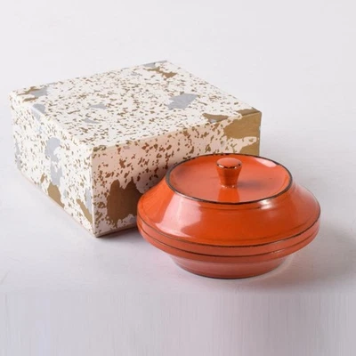 Contenedor de incienso japonés Negoro laca Kogo ceremonia del té caja con tapa Foto 1 de 4