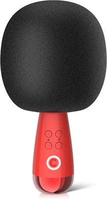 CALF G2 Bluetooth Wireless Portable Handheld Karaoke Microphone - BLACK/RED - Image 1 of 4