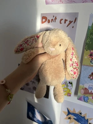 Jellycat Small Bashful Blossom Honey Bunny Posy Floral Rabbit Retired - image 1 of 4