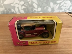 Matchbox Models Of Yesteryear Y8 1914 Stutz Model Car In Original Box - Picture 1 of 6