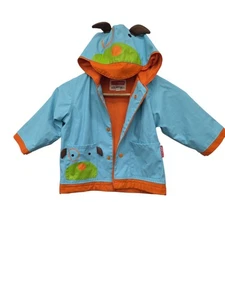 Skip Hop Zoo Darby Hund Regenmantel Kind Kleinkind Gr. Small blau Welpe Regenjacke Kapuze - Bild 1 von 7