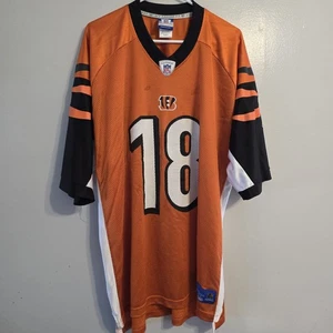 Auténtico equipo Reebok NFL A.J. Camiseta verde #18 Cincinnati Bengals XL para hombre - Imagen 1 de 9