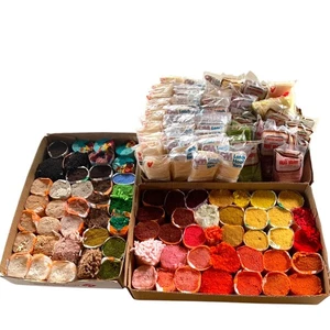 Lote de 135 + Gancho de Cierre Vintage Hilo Lana Acrílico CM Bucilla Dexters - Imagen 1 de 14