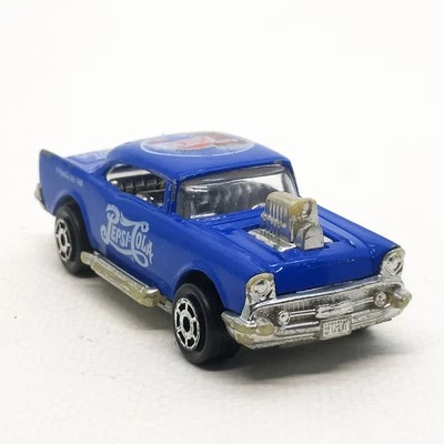 Majorette Chevrolet Chevy 57 Pepsi Dark Blue 1:64 3" Pre-Owned 001 - Image 1 of 4