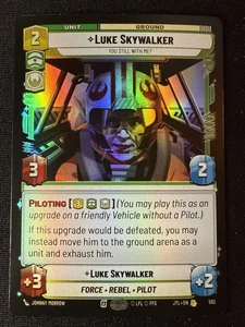 Luke Skywalker 2025 Star Wars Unlimited Jump To Lightspeed Foil #592 - Picture 1 of 2