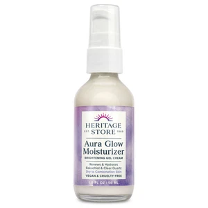 HERITAGE STORE Aura Glow Crema Viso Idratante per Pelle Secca Mista - Gel Viso - Foto 1 di 6