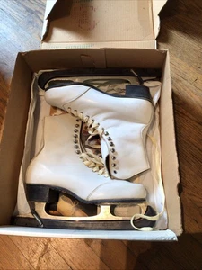 Vintage Blond’o Nestor Johnson Schlittschuhe Damengröße 8 - Bild 1 von 2
