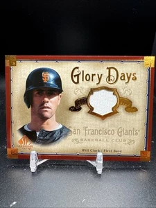 2005 Upper Deck Legendary Cuts GD-WC Will Clark Game Used Jersey - Picture 1 of 2