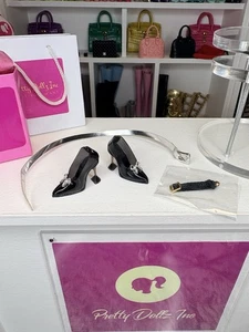 Integrity Toys Jhdfashiondolls Barbie Mizi Fashion Royalty Doll Heels Belt Lot - Bild 1 von 7