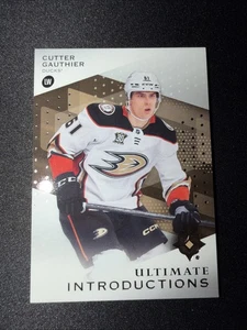 2024-25 Ultimate Collection - Ultimate Introductions - Cutter Gauthier #UICG RC SP - Bild 1 von 2