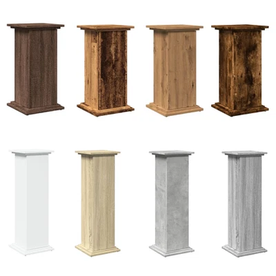 Blumensäule Dekosäule Podest Blumenständer Blumen mit Stauraum Holzwerkstoff - Bild 1 von 4