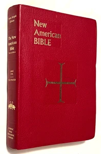 New American Holy Bible St. Joseph Edition Catholic Red Leather Large Type 1986 - Bild 1 von 1