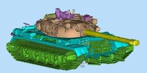3D printing 1/72/35 China 121 Medium Tank‌ / ‌WZ-121 unpainted model kit - Picture 1 of 6