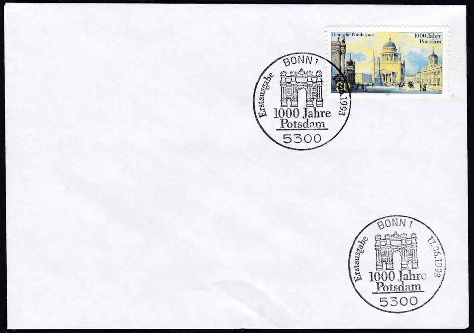 Germany 1993 FDC Mi 1680 Sn 1789 Millenary of Potsdam - Image 1 of 1