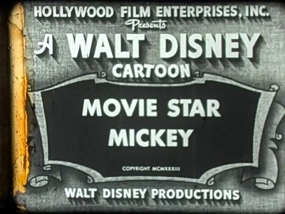 16mm film, b/w Disney CARTOONS 80+ yrs old, Mickey Mouse (four shorts) - Image 1 of 4