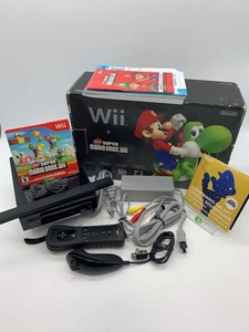 Nintendo Wii Video Game Console RVL-101 Black - Bild 1 von 10