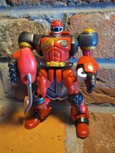 2002 Power Rangers Wild Force RED Primal Morphin Ranger GORILLA ZORD  7” Figure - Picture 1 of 10