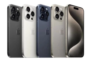 Apple iPhone 15 Pro 128GB (Entsperrt) Schwarz Weiß Blau Natur Titan - Offene Verpackung - Bild 1 von 5