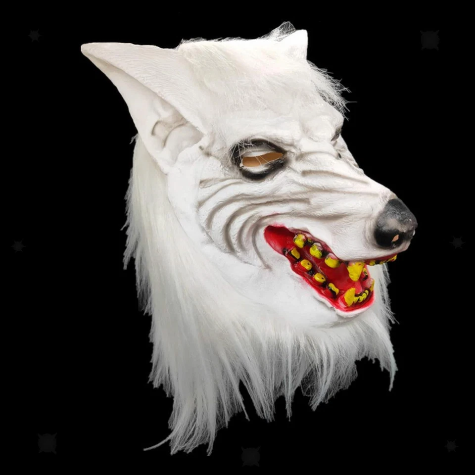 Wolf Mask for Halloween Horror Animal Mask for Masquerade Role Playing Birthday - Image 1 of 4