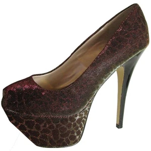 Chinese Laundry Womens 'Bright Lites' Platform Pump, Brown/Multi, US 7.5 - Imagen 1 de 3