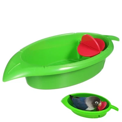 Budgie Bath Parrot Bathtub Toy Bride Bird Bathing Bowl for Parrots - Bild 1 von 4