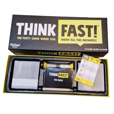 Ridley's Games - Think Fast, Family Party Game, 8+ years, complete Boxed - Image 1 of 2