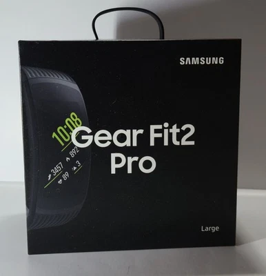 Reloj Samsung Gear Fit2 PRO Grande Negro Inteligente Fitness Impermeable SM-R365, Nuevo Foto 1 de 4