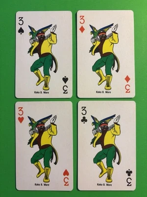 RARE LOT OF (4) "KOKO B. WARE" 1988 WF WRESTLING CARDS Foto 1 de 2