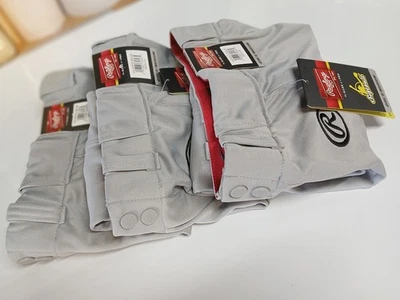 NUEVO RAWLINGS GRIS Softbol NIÑAS MEDIANO Pantalones Elástico Parte Inferior Nuevo con Etiquetas Foto 1 de 4
