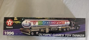 Vintage LKW Texaco 1996 Olympisches Spiel Spielzeug Tanker N I B - Bild 1 von 5