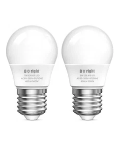 E26 Refrigerator LED Light Bulb, 5W A15 5000K Daylight White Fridge Waterproo... - Picture 1 of 7
