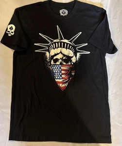 Zero Foxtrott Shirt Erwachsene Medium schwarz Patriot Lady Liberty Anarchy NRA USA Flagge - Bild 1 von 5
