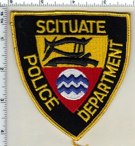Scituate Police (Rhode Island) Wide Waves Shoulder Patch from 1989 - Picture 1 of 1