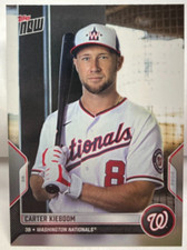 Carter Kieboom 2022 Topps Now Road To Opening Day SP#OD-291 WASHINGTON NATIONALS